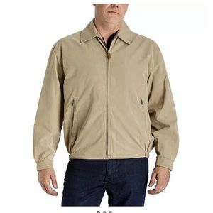 Men’s lightweight khaki CHAPS jacket size large